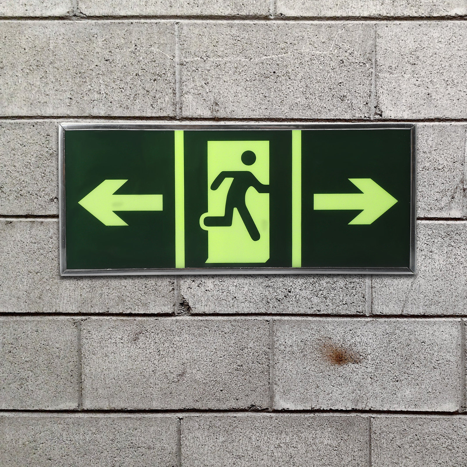 2Pcs Glow Exit Sticker Premium - Emergency Exit Sign 评论和价格