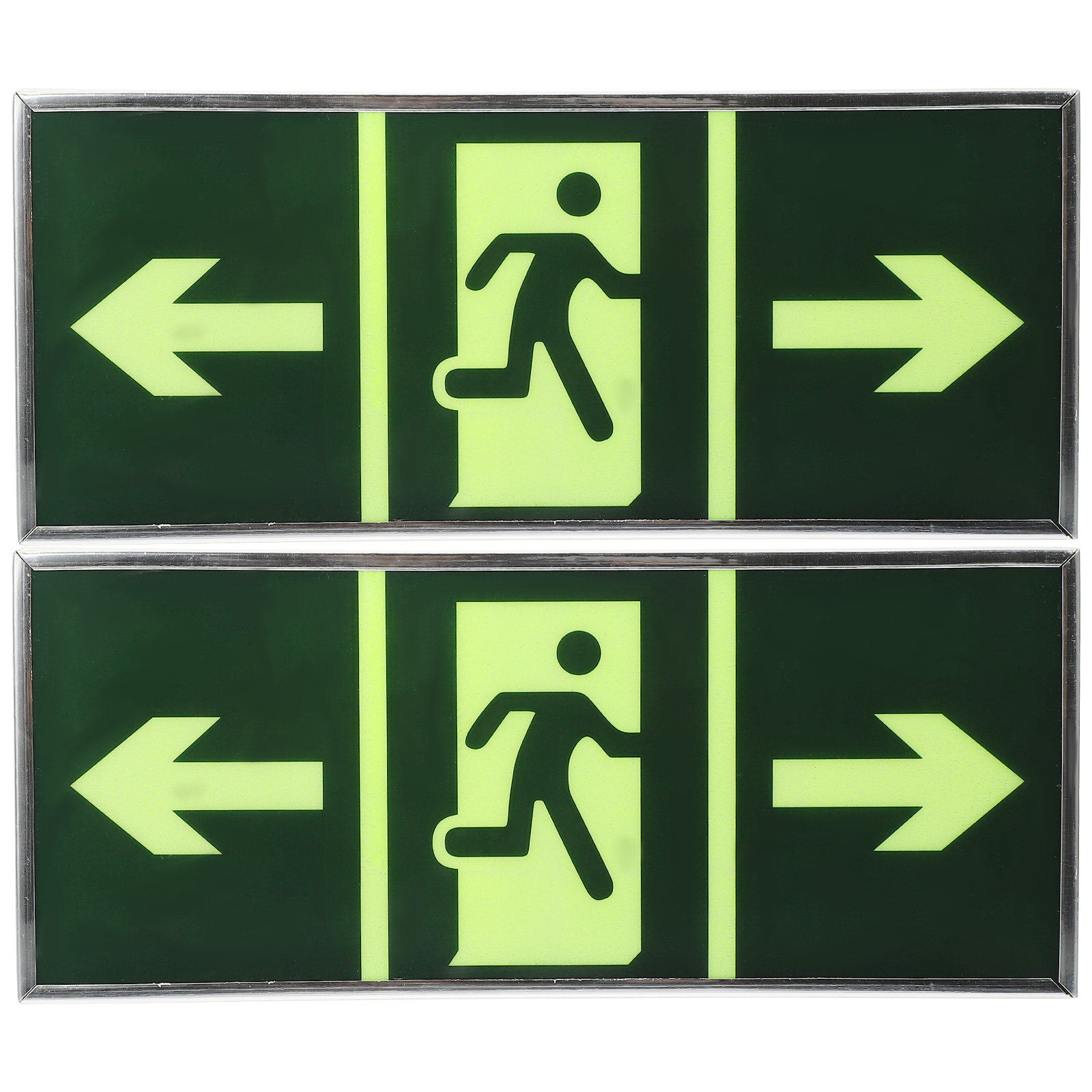 2Pcs Glow Exit Sticker Premium - Emergency Exit Sign 评论和价格