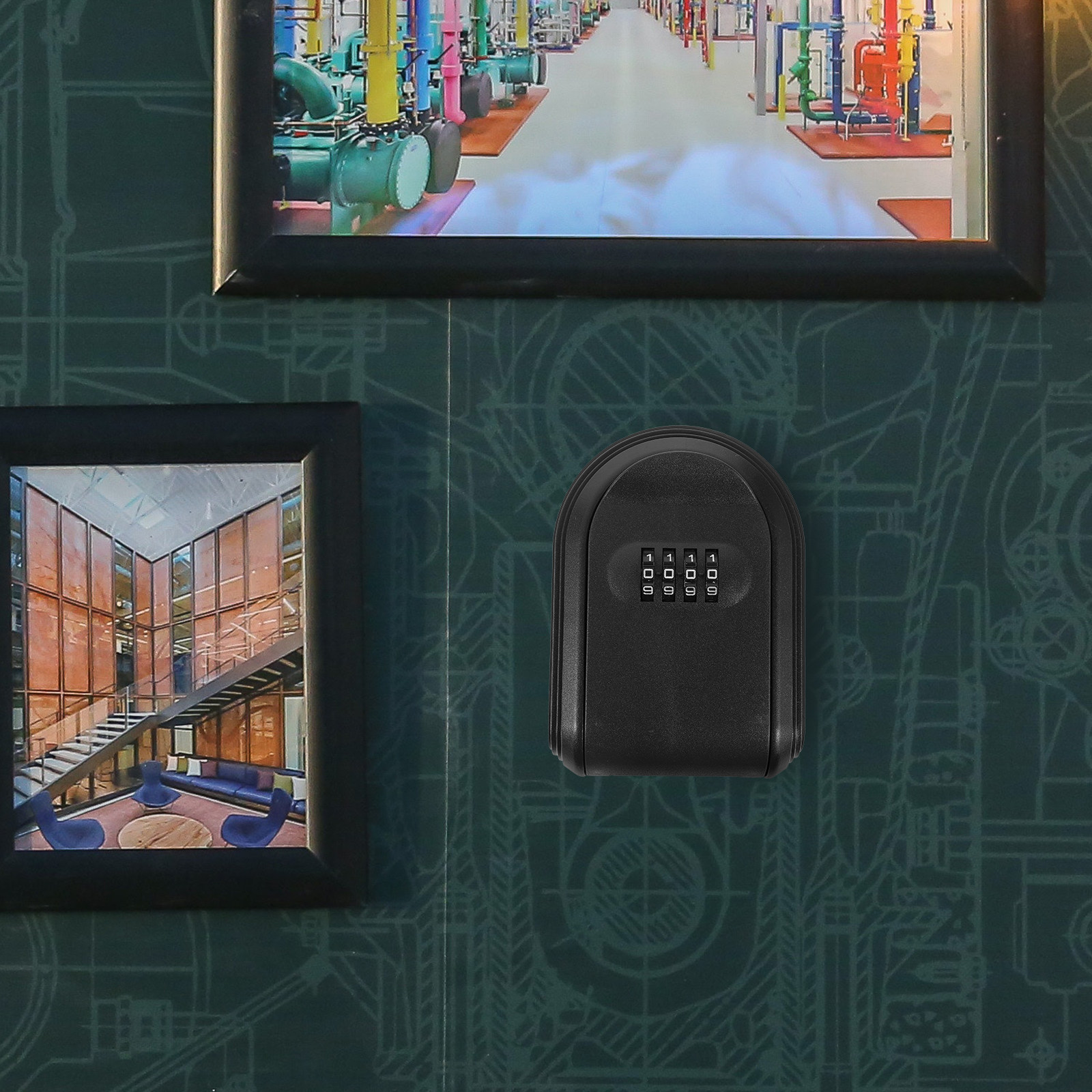 Outdoor Key Lock Box Wall Moun - Lockbox Key Secure 评论和价格
