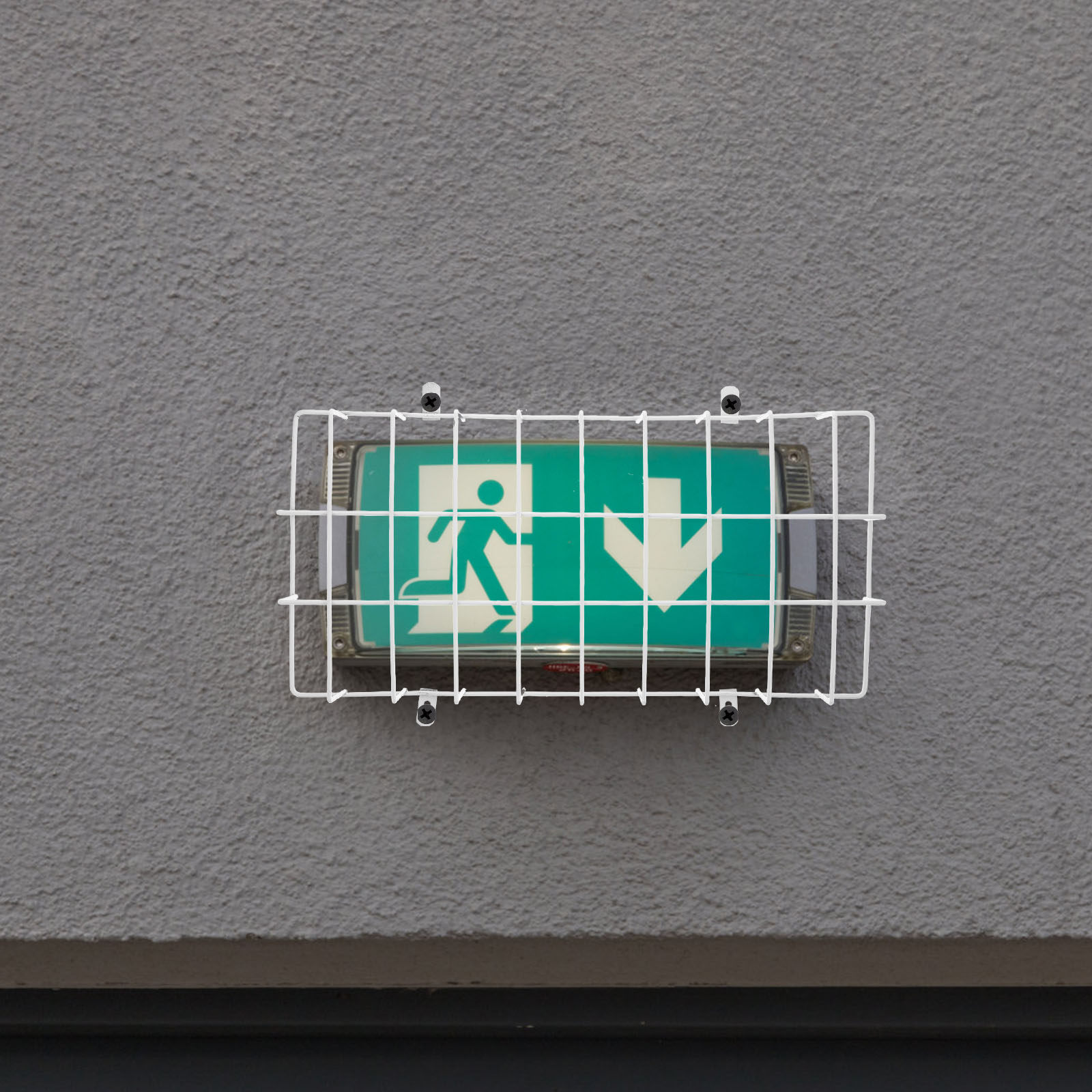 Emergency Light Metal Wire Gua - Emergency Exit Sign 评论和价格