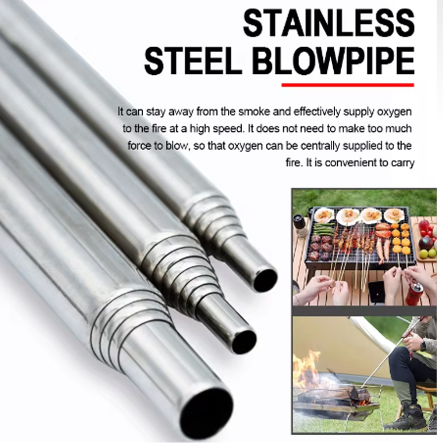 Stainless Steel Blowpipe Pocke - Fire Extinguisher Small 评论和价格