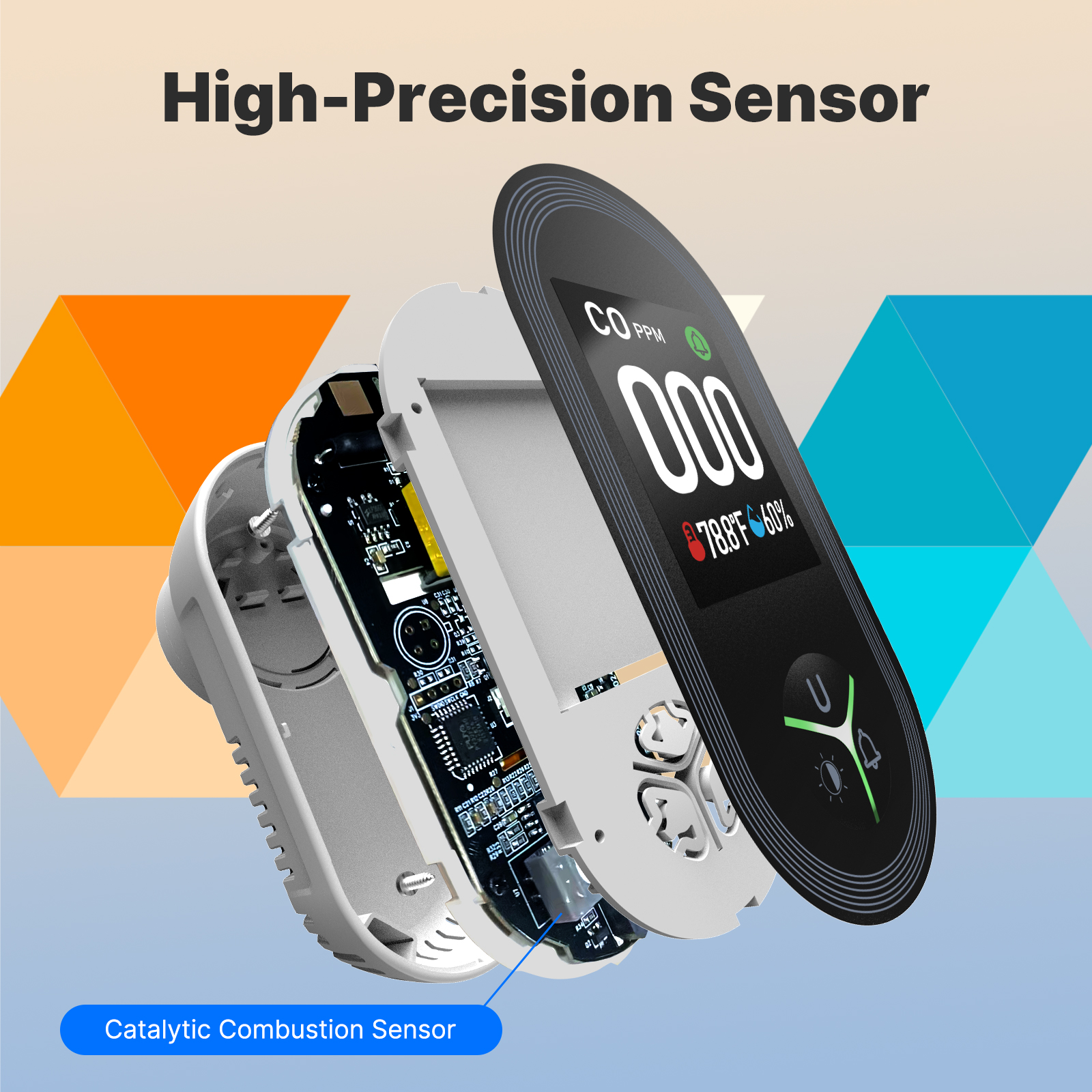 MOES 3-in-1 Plug-in CO Detecto - Co Detector Plug 评论和价格