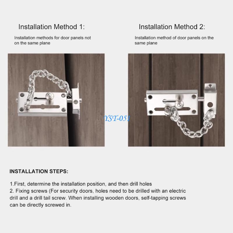E15A Corrosions Resistant Stee - Security Chain Door 评论和价格
