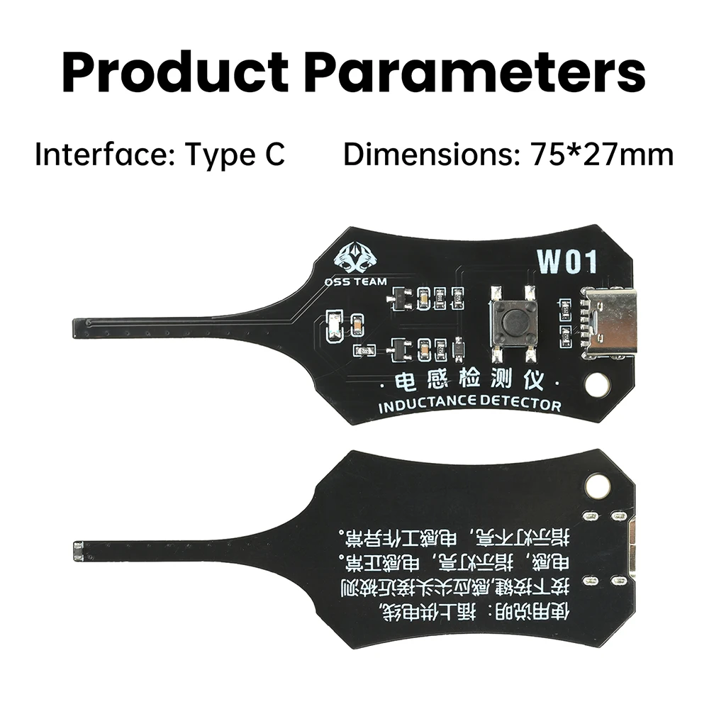 W01 Type C Inductance Tester M - Co Detector Plug 评论和价格