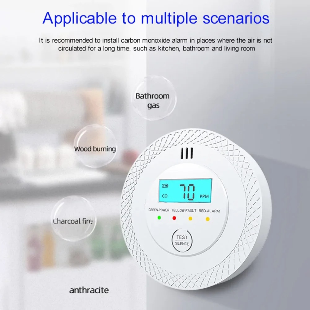 Carbon Monoxide Alarm Detector - Smoke Detector Interconnected 评论和价格
