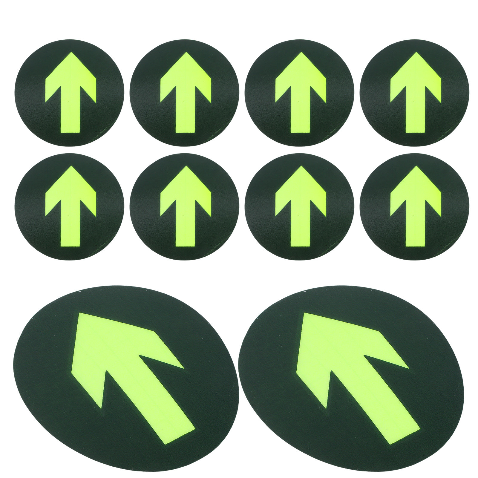 10Pcs Safety Floor Sticker Glo - Emergency Exit Sign 评论和价格
