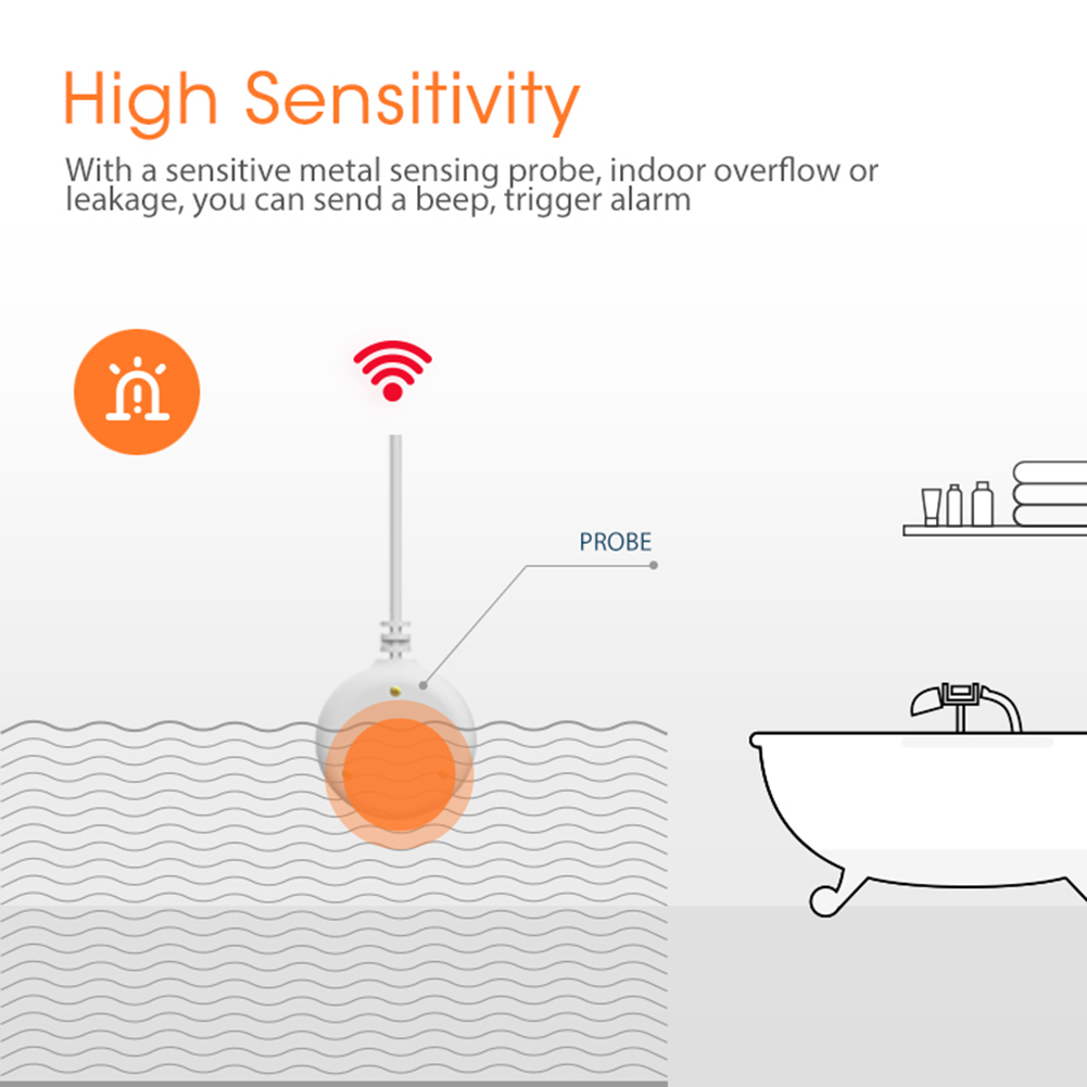 Tuya ZigBee Overflow Security  - Water Alarm Sensor 评论和价格