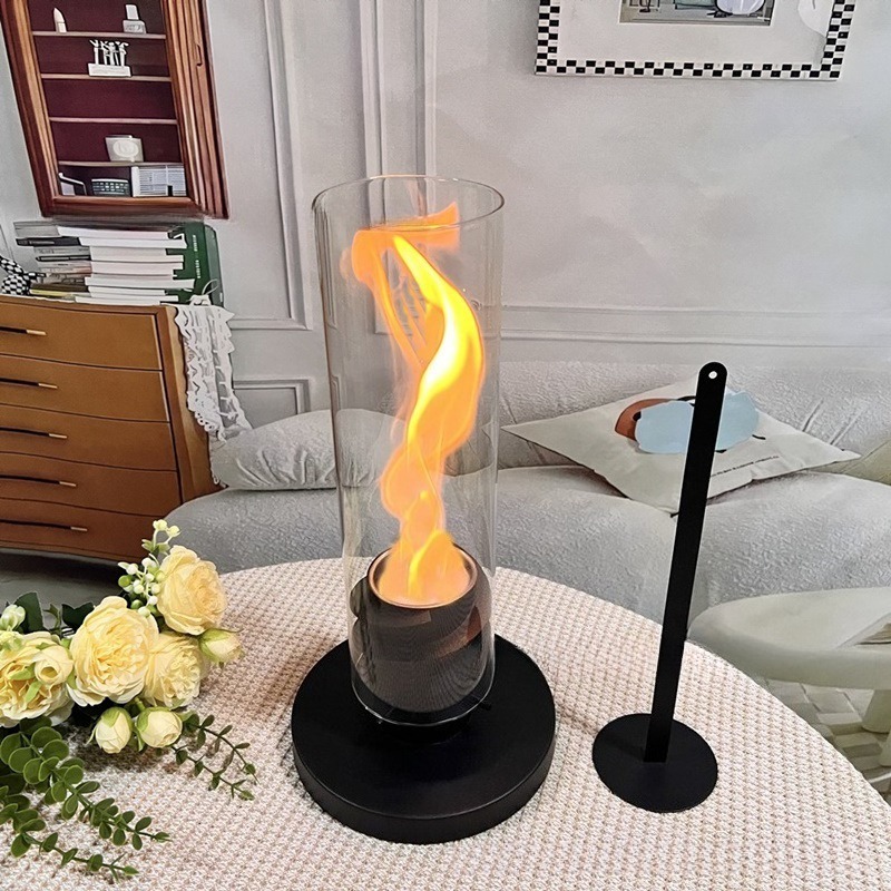 Long Flame Tabletop Bio Firepl - Fire Escape Ladder 评论和价格